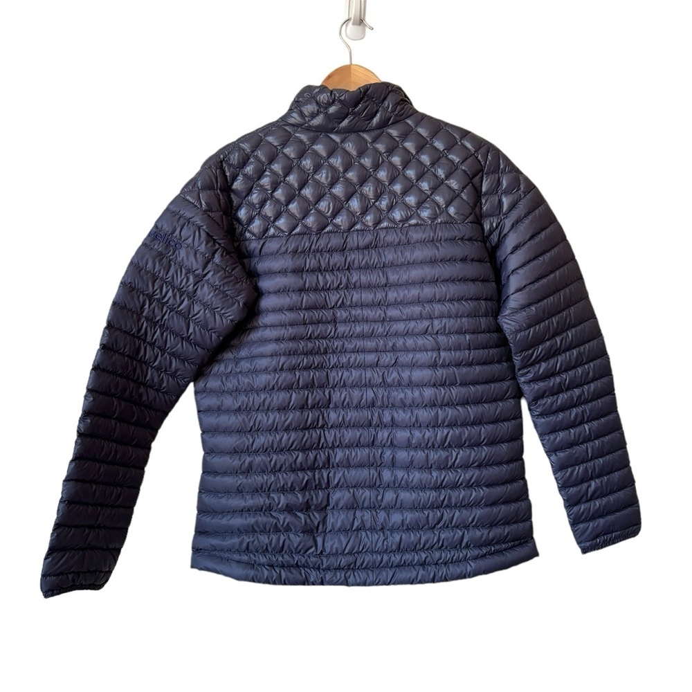 Patagonia Women's AlpLight Down Jacket Smolder Blue Slim Fit Zipper Size L - Picture 5 of 14